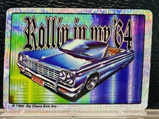 1995 Vending Lowrider Prism Sticker 1964 Chevy Impala Convertible Rollin In My picture