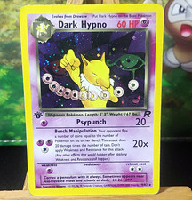  Pokémon TCG Dark Hypno 9/82 Team Rocket Holo Rare 2000  1st edition  picture