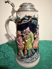 Vintage Thewalt Lidded German Beer Stein Limited Edition Musical Theme  10