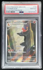 2023 Pokemon SV 151 #169/165 Charmeleon Illustration Rare PSA 10 picture