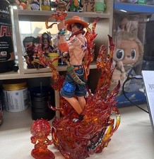 Portgas D Ace Resin LIUXING Studio One Piece Figurine Statue 32cm picture