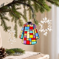 Dolly Parton Coat Of Many Colors Holiday Christmas Ornament picture