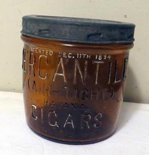 1894-1895 F. R. Rice Mercantile Co. Air-Tight Havana Cigar Jar - St. Louis, MO picture