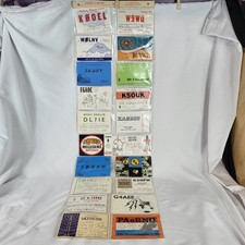 VTG Ham Radio QSL Cards 1960s–1970s International & U.S. Amateur Radio Lot Of 20 picture