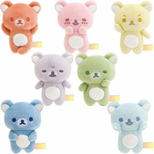 Japan Rilakkuma Nanairo Tenori Plush 7-Set Rainbow picture
