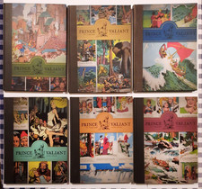 FANTAGRAPHICS PRINCE VALIANT LOT OF 6 VOL 2 3 4 5 6 7 HAL FOSTER HARDBACK BOOKS picture
