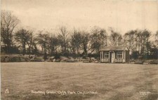 Clayton West Yorkshire Bowling Green , Cliffe Park England OLD PHOTO picture