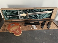Highlander MARTO 20th Anniversary Kronos Sword #132/3500 + Stand Plaque & Box picture
