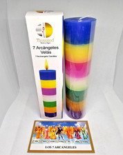 VELA 7 ARCANGELES / 7 ARCHANGELS CANDLE PARA PROTECCION GUARDIA LIMPIEZA picture