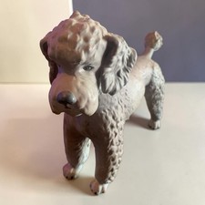 Vintage 1968 Goebel West Germany Porcelain Grey Poodle Figurine CH 620 picture