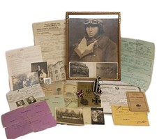 WWI German Pilot Otto M. Vieser Archive - Documented 1917 Crash &