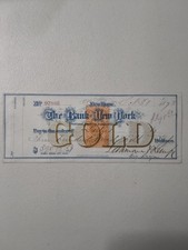 original 1873 check issued by the prominent New York drug firm, Lanman & Kemp picture