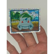 Vintage 2000 Pokemon Bulbasaur Merlin Collections Sticker 56 Holo Prismatic picture