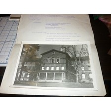 Vtg Fisher Hall Miami University Ohio Haunted Tour Guide Ephemera & Photo 1970s picture