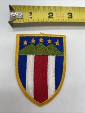 Vintage Older Costa Rican Military Civic Guard Cut Costa Rica ~2.5”x3.5” Sew On picture