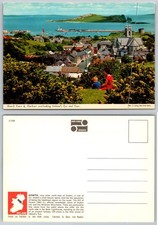Vintage Howth Harbour & Ireland's Eye Postcard Dublin Ireland John Hinde Scenic picture