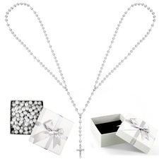 Lasso Wedding Rosary Rope Lazo Para Boda Catholic Pearl Traditional Unity Cord picture