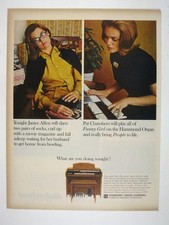 Print Ad Hammond Organ Vintage Advertisement 1960s Home Entertainment Music MOD picture