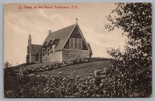 St Peters On The Mount Church Stone Wall Holderness NH DB 1908 Postcard TS-194 picture