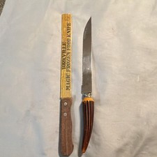 Vintage Mid Century Kitchen Knife Lot - REO Products USA & Yorkville W/ Sheath picture