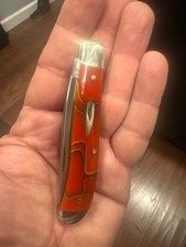 GEC Great Eastern Cutlery #48 Tidioute Slim Dog Jack 488224 Tomato Acrylic picture