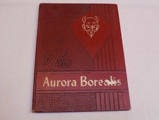 The Aurora High School Yearbook 1953 Borealis Indiana Class Alumni Student Old  picture
