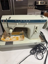 Singer Fashion Mate 257 Vintage Sewing Machine No Pedal Has Case picture