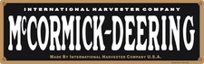 1 IH International Harvester McCormick Deering Vinyl Decal picture