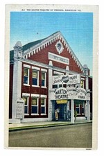 The Barter Theatre of Virginia In Abingdon. Vintage postcard picture