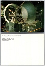 Continental F1 Rocket Engine National Air Space Museum Postcard picture