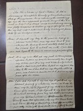Original Last Will And Testament For John Bowman Ephrata Cloister VERY RARE picture