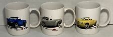 Set Of 3 Chevy SSR Coffee Mugs Red, Blue & Silver 15oz Each *New Never Used* picture