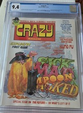 CRAZY #1 NM CGC 9.4 Magazine 1973 picture
