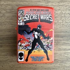 Marvel Secret Wars #8 Lighter | Spider-Man Black Suit Comic Cover picture