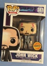 Funko Pop Vinyl: John Wick - John Wick (Chase) #387 /PopProtector picture