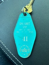 Vintage Dalhart Texas Hotel Key Fob Tag Dalhart Inn Room 41 picture