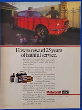 1990 MOTORCRAFT QUALITY CAR PARTS FORD LINCOLN MERCURY MUSTANG ORIGINAL PRINT AD picture