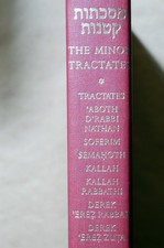 The Minor Tractates. Soncino. Facing Hebrew-English pages picture