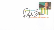 2014 USPS First Day of Issue Black Heritage Stamp - Ralph Ellison picture