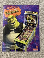 Official Stern DreamWorks SHREK Pinball Machine Flyer Brochure Ad picture