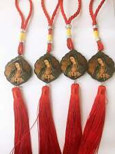 12 PC GUADALUPE RED STRING TASSEL CAR PENDANT HANGING DECORATION Baptism Favors picture