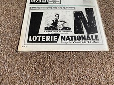 VBK37 1960'S FRENCH ADVERT 5X8 LOTERIE NATIONALE picture
