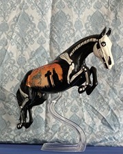 Custom Breyer Traditional Bristol Halloween Horse Hand Painted Glow In The Dark picture