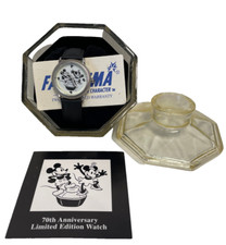 Vintage Mickey and Minnie Mouse  Watch Adorable Retro Disney Timepiece #706/2500 picture