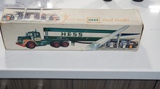 🔥Vintage 1968 Hess Tank Trailer Fuel Oils Truck w/ Original Box🔥 picture