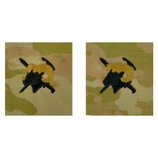 US Army Embroidered Badge on OCP Sew On: Mountaineering Rams Head picture
