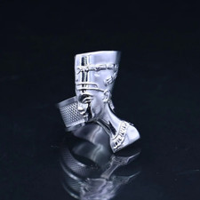 Rare Authentic Ancient Egyptian Antiquities Nefertiti Silver Ring Egyptian BC picture