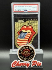 2025 Prizm The Rolling Stones USA Int’l Licks Die-Cut Gold Vinyl /5 PSA 10 POP 1 picture