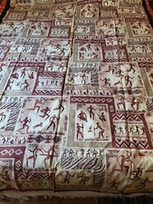 Vintage African Warriors Textile 56