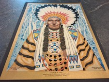 Vtg GLACIER NATIONAL PARK Winold Reiss PORTFOLIO OF 11 PRINTS GREAT NORTHERN RY picture